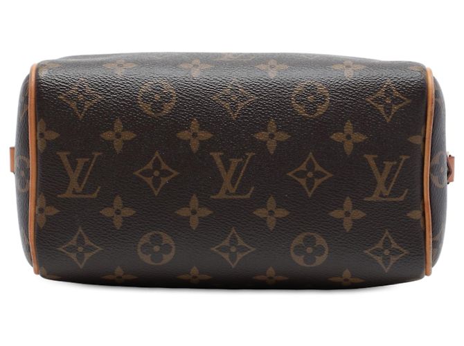Louis Vuitton Brown Monogram Speedy Bandouliere 20 Marrone - vista 3