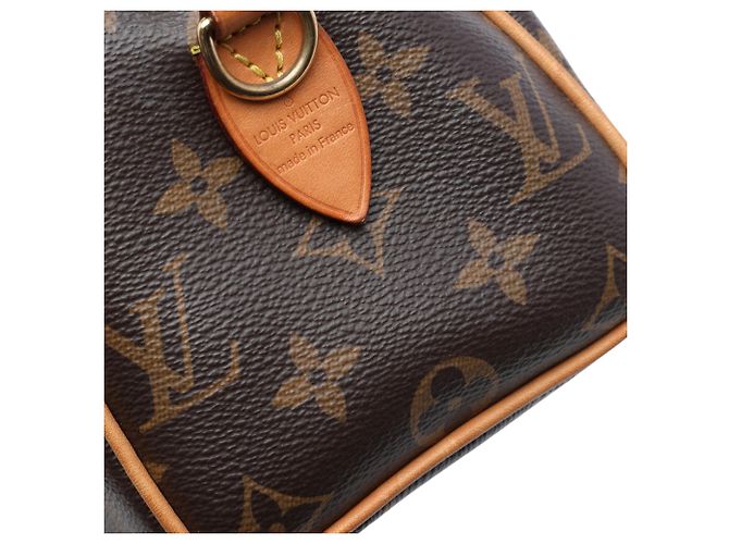 Louis Vuitton Brown Monogram Speedy Bandouliere 20 Marrone - vista 5