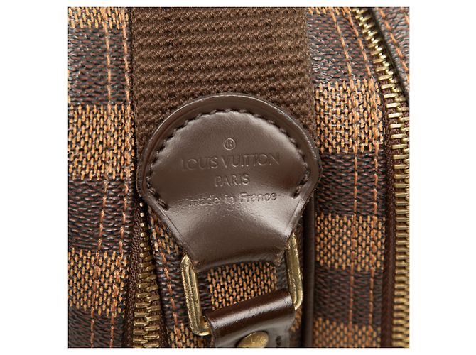 Louis Vuitton Brown Damier Ebene Reporter PM Marrone - vista 5