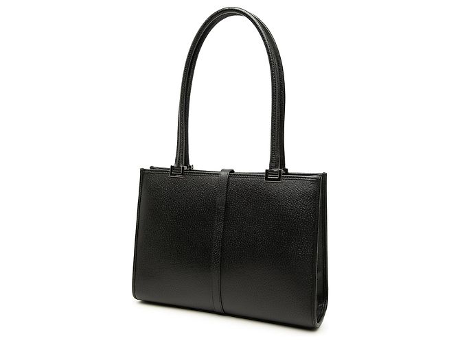 Borsa Tote Jackie Gucci in pelle di vitello nera Nero - vista 2