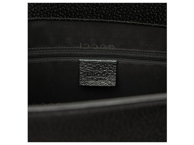 Borsa Tote Jackie Gucci in pelle di vitello nera Nero - vista 5