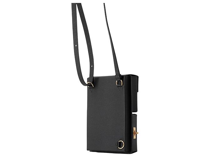Hermès Black Epsom Kelly Multipocket To Go Pouch Nero - vista 2