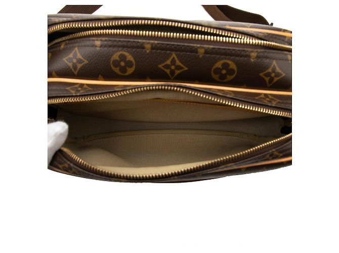 Louis Vuitton Brown Monogram Reporter PM Marrone - vista 5