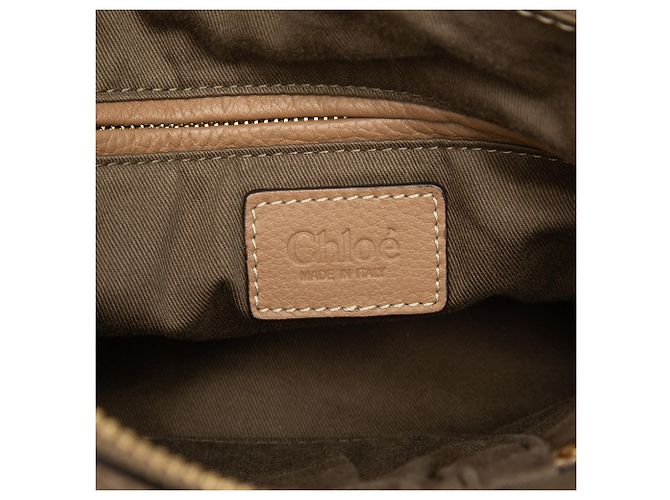 Chloé Marcie Satchel aus Leder in Braun, Medium Hellbraun - Ansicht 5