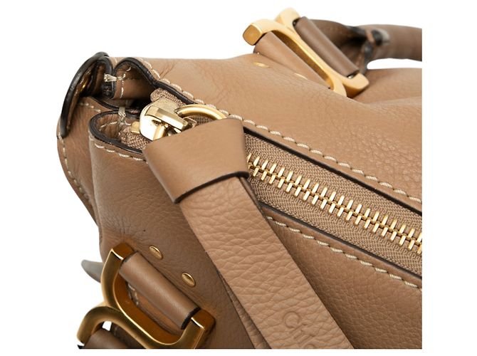 Chloé Marcie Satchel aus Leder in Braun, Medium Hellbraun - Ansicht 7