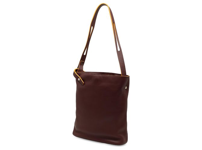 Borsa a tracolla LOEWE in pelle rossa Rosso Bordò - vista 2