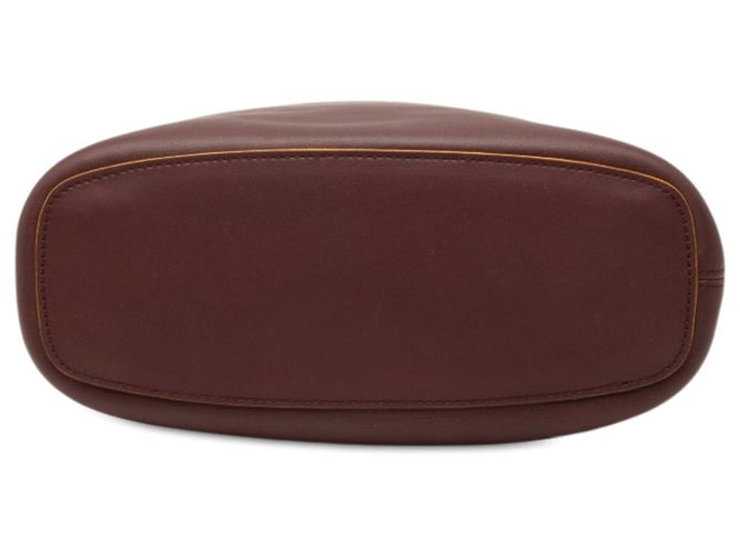 Borsa a tracolla LOEWE in pelle rossa Rosso Bordò - vista 3