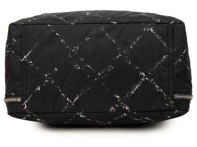 Borsa Chanel Black Old Travel Line Nylon Nero - vista 3