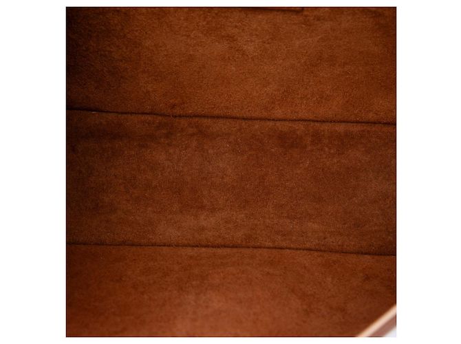 Saint Laurent Le 5 a 7 in pelle di vitello liscia marrone Carne - vista 4