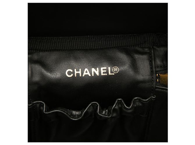 Beauty case Chanel Black CC Caviar Vanity Case Nero - vista 5