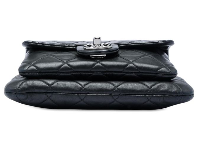Chanel Black CC Quilted Lambskin Mineral Nights Flap Nero - vista 3