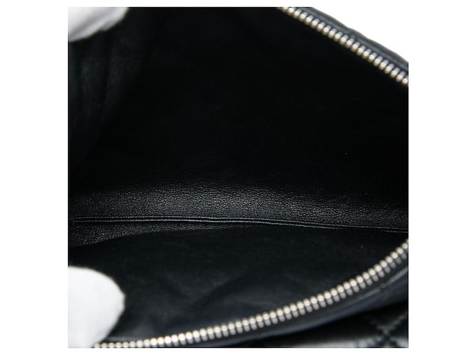 Chanel Black CC Quilted Lambskin Mineral Nights Flap Nero - vista 4