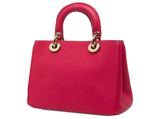 Borsa Diorissimo Mini in pelle rosa Dior - vista 2