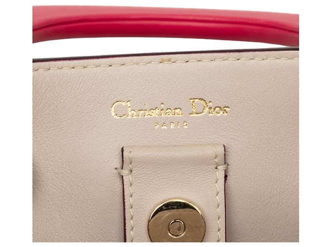 Borsa Diorissimo Mini in pelle rosa Dior - vista 5