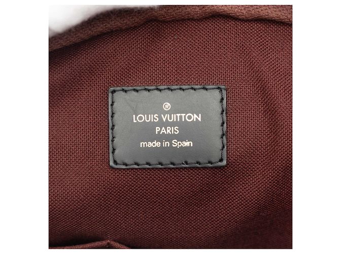 Louis Vuitton Brown Monogram Macassar Porte Documents Jour Marrone - vista 5