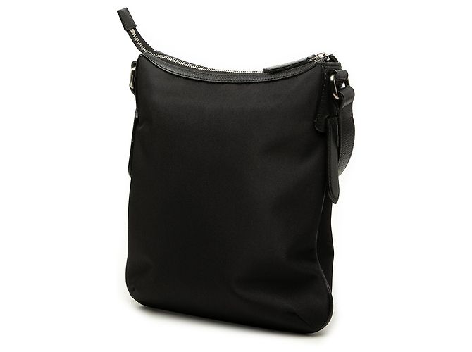 Bolsa crossbody em nylon Burberry com detalhe Nova Check preto - vista 2
