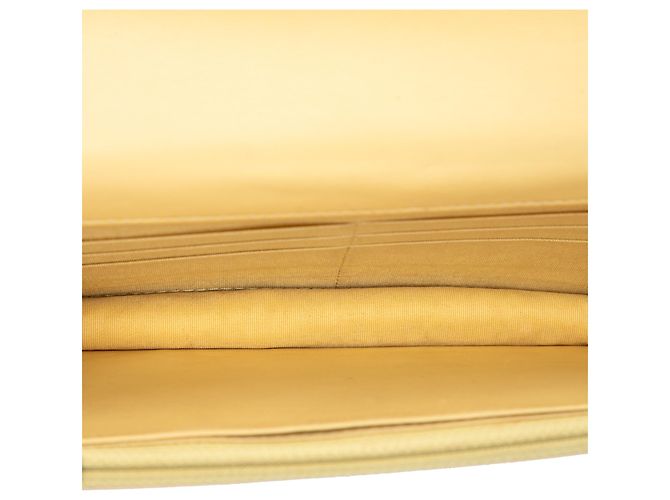 Chanel Yellow Tweed 19 Wallet On Chain Giallo - vista 4