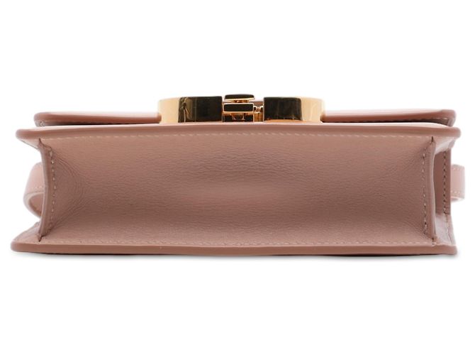 Dior 30 Montaigne Flap in pelle marrone Carne - vista 3