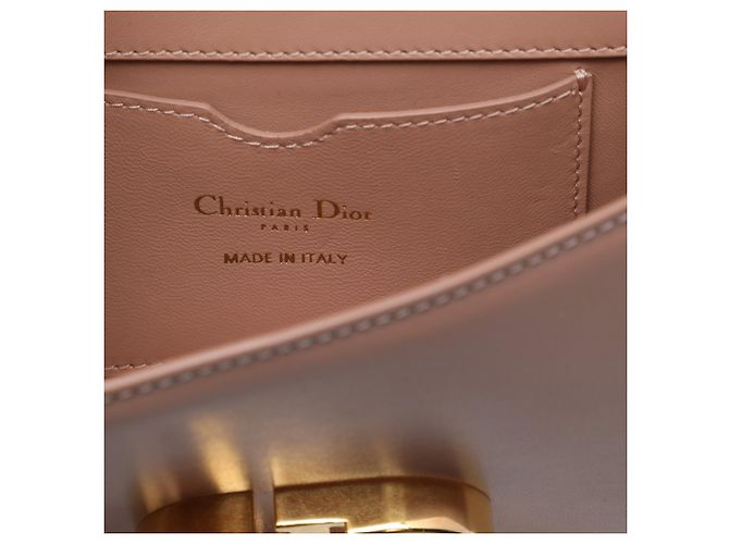 Dior 30 Montaigne Flap in pelle marrone Carne - vista 5