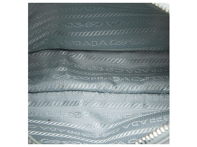 Borsa Prada Re Edition 2005 in Re Nylon Grigio Marrone - vista 4