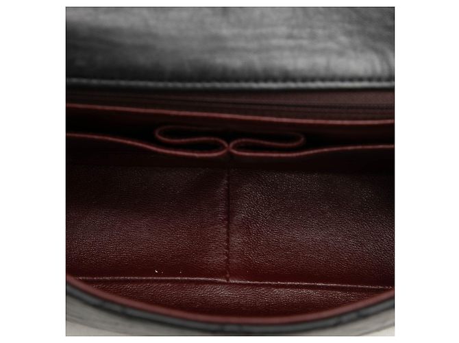 Chanel Black Small Square Quilted Lambskin Flap Nero - vista 4