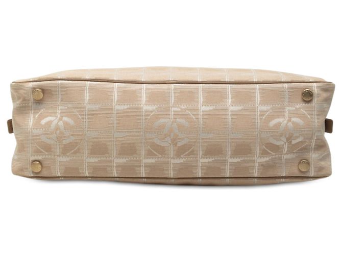 Borsa Chanel Beige New Travel Line in nylon - vista 3