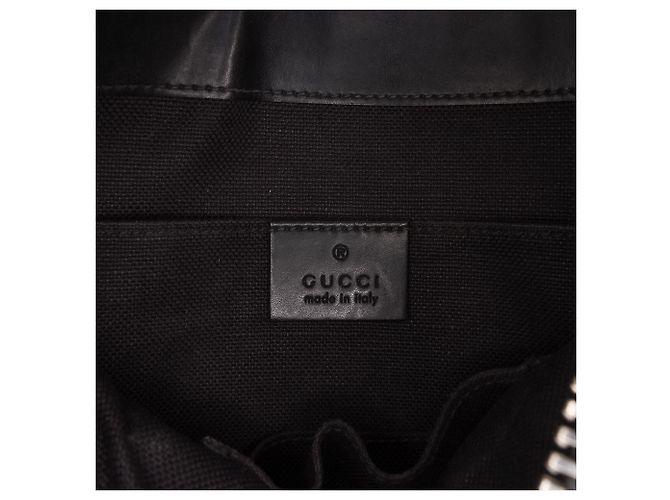 Borsa a Tracolla Gucci Small GG Supreme Web Nera Nero - vista 5