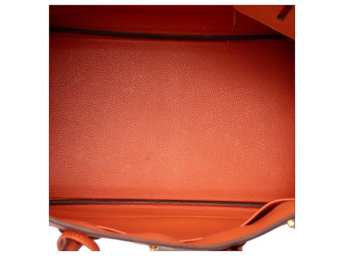 Hermès Orange Epsom Birkin Retourne 35 Arancione - vista 4