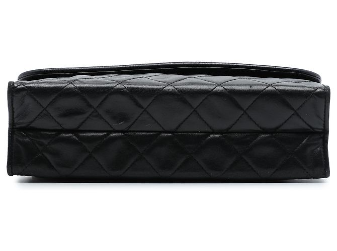 Chanel Black Quilted Lambskin Tassel Flap Nero - vista 3