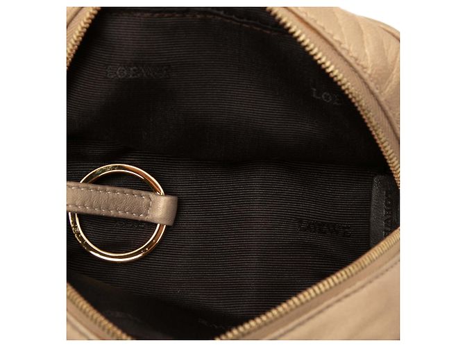 Borsa Amazona LOEWE in pelle metallizzata micro oro D'oro - vista 4