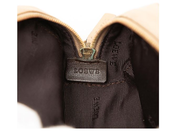 Borsa Amazona LOEWE in pelle metallizzata micro oro D'oro - vista 5