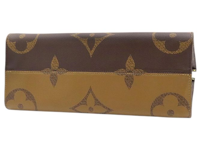 Louis Vuitton Brown Monogram Reverse Giant OnTheGo MM Marrone - vista 3