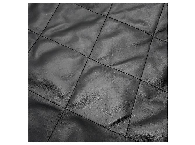 Borsa Chanel 22 in vitello lucido matelassé nero, dimensione Medium - vista 7