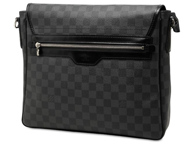 Louis Vuitton Black Damier Graphite Daniel MM Nero - vista 2