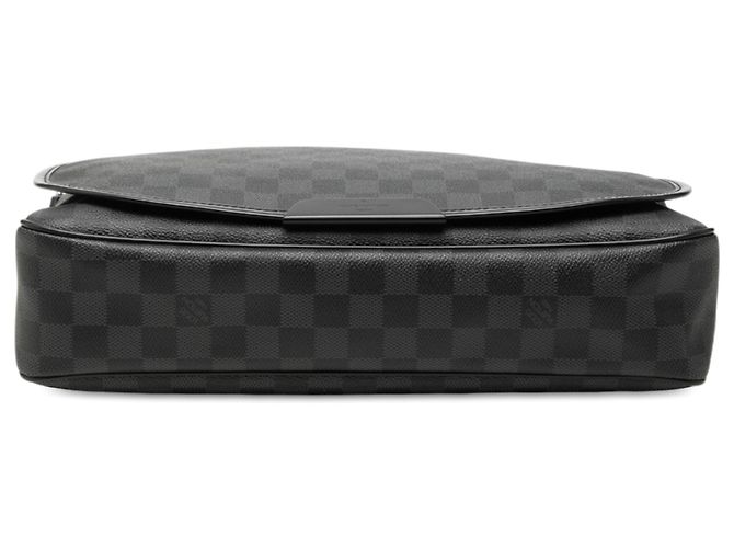 Louis Vuitton Black Damier Graphite Daniel MM Nero - vista 3
