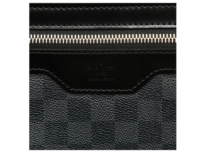Louis Vuitton Black Damier Graphite Daniel MM Nero - vista 5