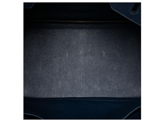 Hermès Blue Togo Birkin Retourne 35 Blu navy - vista 4
