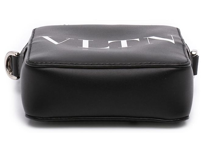 Valentino Borsa crossbody VLTN piccola in pelle nera Nero - vista 3