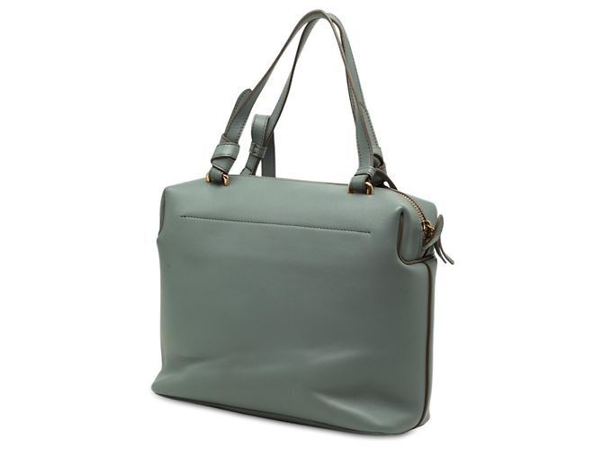 Céline Celine Borsa Soft Cube Small in pelle grigia Marrone - vista 2