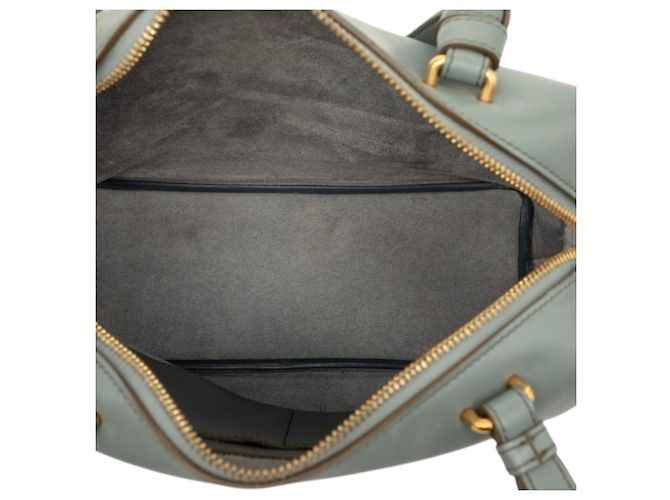 Céline Celine Borsa Soft Cube Small in pelle grigia Marrone - vista 4