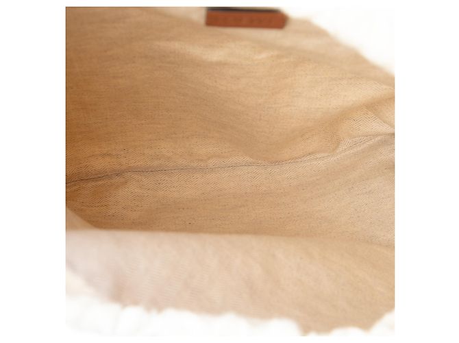 LOEWE Beige Anagram Terry Cloth Beutelkoffer - Ansicht 4