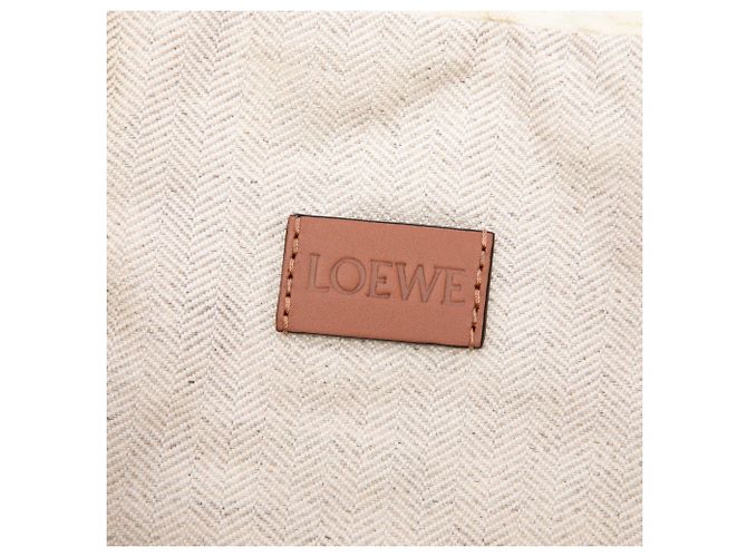 LOEWE Beige Anagram Terry Cloth Beutelkoffer - Ansicht 5