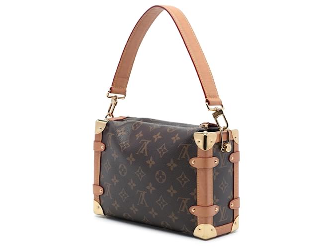 Louis Vuitton Brown Monogram Side Trunk MM Marrone - vista 2