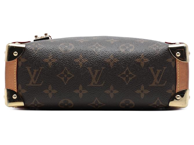 Louis Vuitton Brown Monogram Side Trunk MM Marrone - vista 3