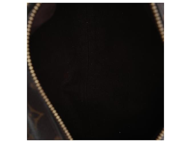Louis Vuitton Brown Monogram Side Trunk MM Marrone - vista 4