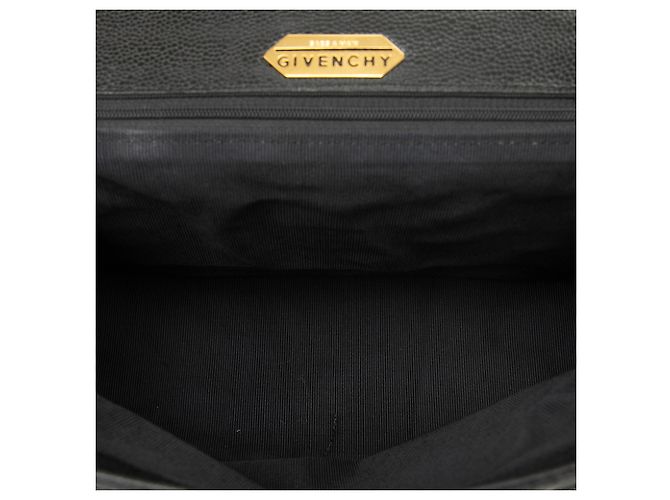 Borsa Givenchy in pelle nera con manico superiore Nero - vista 4