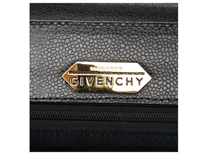 Borsa Givenchy in pelle nera con manico superiore Nero - vista 5