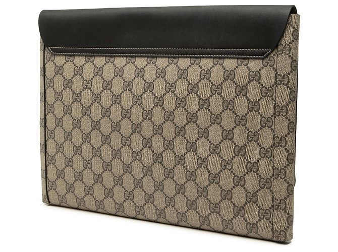 Clutch Gucci Large GG Supreme Beige - vista 2