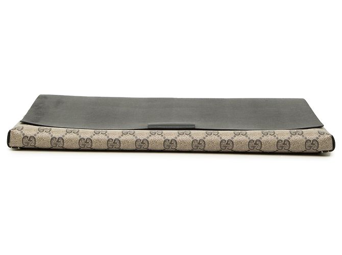 Clutch Gucci Large GG Supreme Beige - vista 3