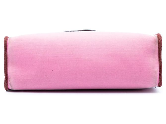 Hermès Pink Toile Verso Herbag Zip 31 Rosa - vista 3